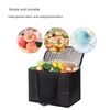 Sac de rangement de boîte à lunch pour la vaisselle pratique pliable pour le travail Fashion Portable Isolation Isolation transporter un fourre-tout Picinic