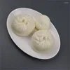Fleurs décoratives simulées petits pains petit déjeuner chinois cuit à la vapeur accessoires d'affichage artificiels jouet