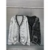 Veste Cardigan tricotée polyvalente pour femme, tricot, ample, décontracté, Design de couture, à la mode, automne et hiver