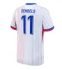 2024 2025 Frans voetbalshirt BenzEMA GIROUD MBAPPE GRIEZMANN SALIBA PAVARD KANTE Maillot De Foot Equipe Away JERSEY Voetbalshirt Thuisspeler Dames heren Kinderen KIT