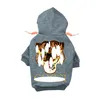 Vêtements de chien Vêtements de marque Marque Chiens doux et chauds Pull à capuche avec motif de conception classique Manteau d'hiver pour animaux de compagnie Vestes par temps froid OTP4J