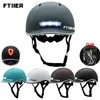 Cycling Smart Tail Light Rower Adult Helmet Electric Rower MTB Road Scooter for Sport Urban Men Kobiety USB ładowanie 240312