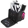 barbertop Black Hairdring Bag Hair Scissor Handbag High Capacity Sal Tool Makeup Storage Travel Styling Carry Case 988o#