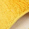 Mattor 2x matta absorberande icke-halk europeisk t-strip badrumsmattmatta hemdörr 45 x 65 cm gul