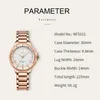 Arrival NAVIFORCE Fashion Woman Watch Water Resistant Female Wristwatch Stainless Steel Lady Quartz Bracelet Girl Gift 240323