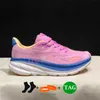 New running shoes triple black white blue fog orange mint pink purple yellow pear lilac marble Clifton 9 Bondi 8 mens designer sneakers womens trainers Eur 36-45