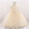 Robes de fille Célébration de Noël Robe de premier anniversaire Robe de fête pour bébé fille Robe de princesse pour enfants 3 6 12 mois Versidos 24323