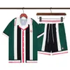 Crime Summer Fashion Mens TrackSuits Hawaii Beach Spods Set Designer koszulki