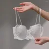 Sous-vêtements pour femmes, sous-vêtements d'été français Sexy en dentelle, soutien-gorge Ultra fin, Bralet, Lingerie féminine, débardeur, Camisole Y4123