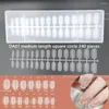 Kit per nail art Armatura satinata trasparente Indossabile Facile da usare Aspetto naturale Nessun danno Copertura sottile 3 modelli