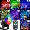 USB Rechargeable Color Stage Light Party Lamp Remote Control LED Magic Ball Commercial Lighting Effect Light Atmosphere Light