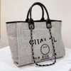 Bolsas de noite letra de luxo CC Totes Handbag Fashion Canvas Bag Womens Ladies Brand Ch Bolsas de designer bordadas