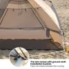 Tendas e abrigos Sonuto Outdoor 3-4P One-Touch Camping Tent Quick Automatic Opening Beach Fishing Tent Family Travel Picnic Park Anti-UV Shade 240322