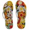 Slippers Zomer Dames Slippers Cleat Voor Meisjes Eva Antislip Rubberen Douchekleding Thuis Platte Mode Bloemenprint Strandsandalen