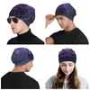 Berets Indien Mandala Zen Buddha Skullies Beanies Caps Streetwear Winter Warme Frauen Männer Strickmütze Erwachsene Unisex Motorhaube Hüte