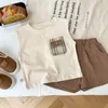 Clothing Sets Boy 2 Pcs Set Kids Clothes Suits Children Baby Outfits Summer 24-065