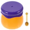 Garrafas de armazenamento com tampa vazia máscara labial viagem creami jar abs recipientes tampas