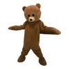 High Quality Brown Bear Mascot Costumes high quality Cartoon Character Outfit Suit Carnival Adults Size Halloween Christmas Party Carnival Party