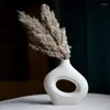 Wazony minimalizm wazon ceramiczny do wejścia pampas trawa suszona aranżacja kwiatowa