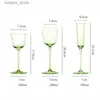 Wine Glasses 1PCS Cocktail Glass Retro Green Goblet Wine Glass Margarita Glasses Champagne Glass Martini Glass Exquisite Small Tasting Wine G L240323