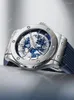 Montres-bracelets Blue Planet Watch Homme Authentique Terre Errante Mécanique Tendance Étudiant