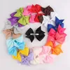 إكسسوارات الشعر NCMAMA 40PCS Grosgrain Ribbon Bow for Baby Girl Boutique Handmade Bowknot Hairpin