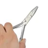 Tång 1 bit hårförlängningar tång med enhålshårförlängningar Tillbehörsverktyg för mikroringpärlor hårförlängningar