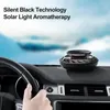 Car Air Freshener Rotating Solar Energy Parfym Holder Ornament för Automotive Auto Scent