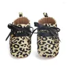 First Walkers Glitter Leopard Print Casual Shoes For Cute Baby Girls Soft Sole Infant