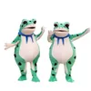 Kostiumy maskotki pełne ciało dla dorosłych żaba żaba maskotka maskotka spacery w garniturze na imprezę śmieszną postać halloween sukienkę Halloween