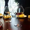 Copos de vinho copo de vinho tinto europeu feito à mão vidro de cristal moldado por sopro restaurante de vinho copos de panela quente de alto valor.L240323