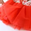 Robes de fille Robe de fille printemps/été robe de style chinois pour enfants robe de princesse Qipao pour enfants fille bébé photo vêtements 24323