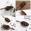 Coffee Scoops Powder Bean Cereal Kitchen Popcorn Scoop Wooden Useful Restaurant