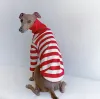 Sweaters Cute High Neck Colorblock Italian Greyhound Clothes Cotton Stretch Puppy Clothes Whippet/Bellington Medium Dog Pet Clothes