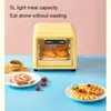 DMWD Multifunction Mini Electric Pizza Crepe Bakery Roast Oven Grill Breakfast Machine Cookies Cake Bread Maker Baking Toaster 230308