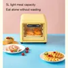 DMWD Multifunzione Mini Elettrico Pizza Crepe Panetteria Forno per arrosti Grill Macchina per la colazione Biscotti Torta Macchina per il pane Cottura Tostapane 230308