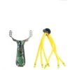 Tiro Catapulta Camouflage Lega Slingshot Caccia professionale Campeggio Balestra Alluminio SlingShot Arco esterno Potente Sling Achac