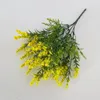 Dekorative Blumen, künstlicher Schaum, Lavendel, Weizenstrauß, Hochzeit, Heimdekoration, Innen- und Außenbereich, Bürotisch, Arrangieren von künstlichen Pflanzen