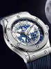 Montres-bracelets Blue Planet Watch Homme Authentique Terre Errante Mécanique Tendance Étudiant