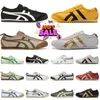 Tiger Mogosi Lifestyle Sneakers Feme Male Designer Chaussures de course noir blanc bleu jaune beige basse mode Chaussures décontractées