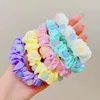 Accessoires pour cheveux pour filles, boucle de perles de couleur bonbon, haute élasticité et joli bandeau gratuit, corde multifonctionnelle