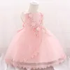 Robes de fille Célébration de Noël Robe de premier anniversaire Robe de fête pour bébé fille Robe de princesse pour enfants 3 6 12 mois Versidos 24323