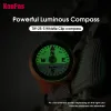 Compass kanpas sobrevivência de apito de bússola, lente/ design luminoso para ao ar livre, mergulho, trekking, caça, salva -vidas, corrida de trilhas