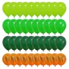 Decoração de festa 40 pcs verde látex cão tigre balões selva animais tema crianças menino feliz aniversário decorações chá de bebê suprimentos