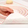 40x60cm Non-Slip Silicone Baking Sheet Rolling Dough Pastry Cakes Bakeware Liner Pad Mat Oven Pasta Kitchen Kneading Tools