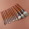 Sier Make-up-Pinsel, weich, flauschig, Puderpinsel, Gesichts-Make-up-Werkzeuge, Zubehör, Brochas Maquillaje-Set, 12 Stück, tragbare Kosmetikpinsel