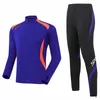 Volwassen Kinderen Lange Mouwen Voetbal Training Jersey Pak Mannen Vrouwen Kids Herfst Winter Aangepaste Jas Broek Voetbal Uniform Sets 240318