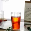 Verres à vin 2 pièces nordique Transparent Ins café whisky verre tasse eau lait glace mariage vin verres Drinkware thé verre à liqueur tasse de yaourt L240323