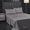 Set hotel sheets di lusso di lusso extra morbidi tasche profonde facili fogli di raffreddamento traspirante con le rughe