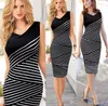 Sexig kvinnokläder Bandage BodyCon Party Dresses Lady Fashion V-Neck Party Cocktail Dresses Long Sleeve Club Dress Wear Mix Colors D 003